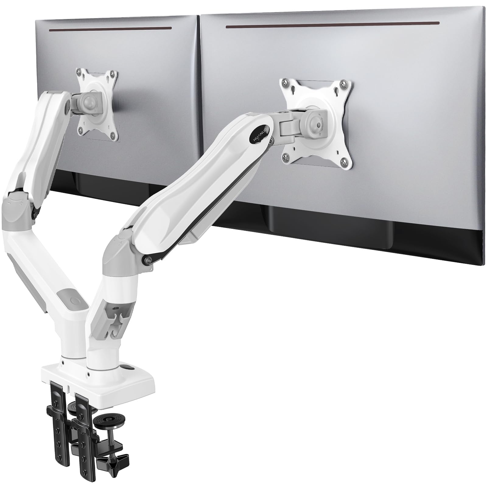 [1 PC] Full Adjustable Dual Monitor Stand with VESA Bracket and C Clamp