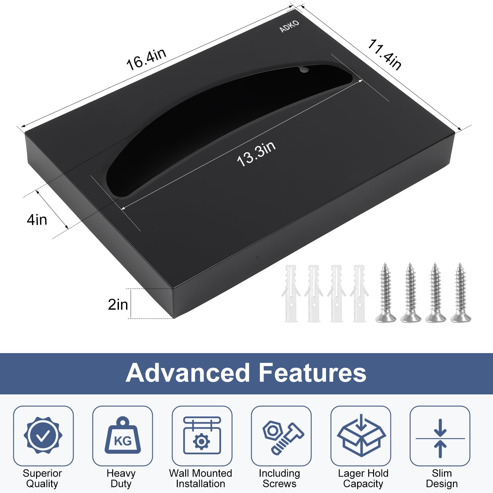Toilet Seat Cover Dispenser Commercial Wall Mount