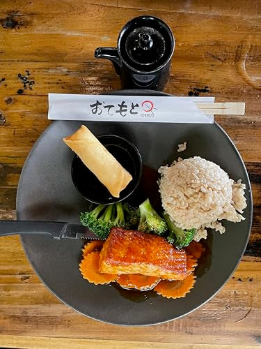 [50 Pairs] Bamboo Wooden Chopsticks with Paper Sleeves, Premium Quality