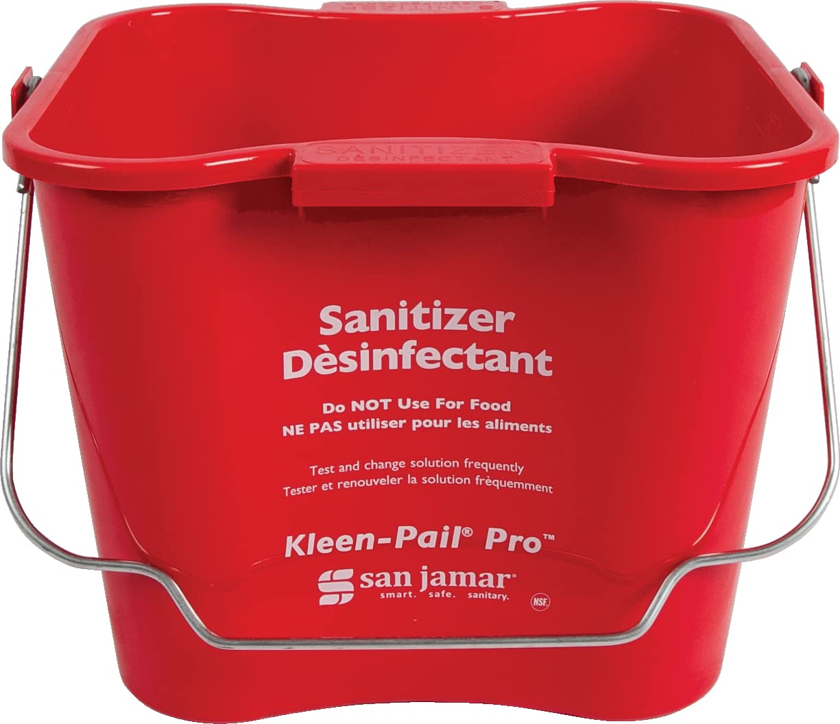 Pail Pro Sanitizer Pail Cleaning Bucket with Bail Handle (Pack of 1 or 12)