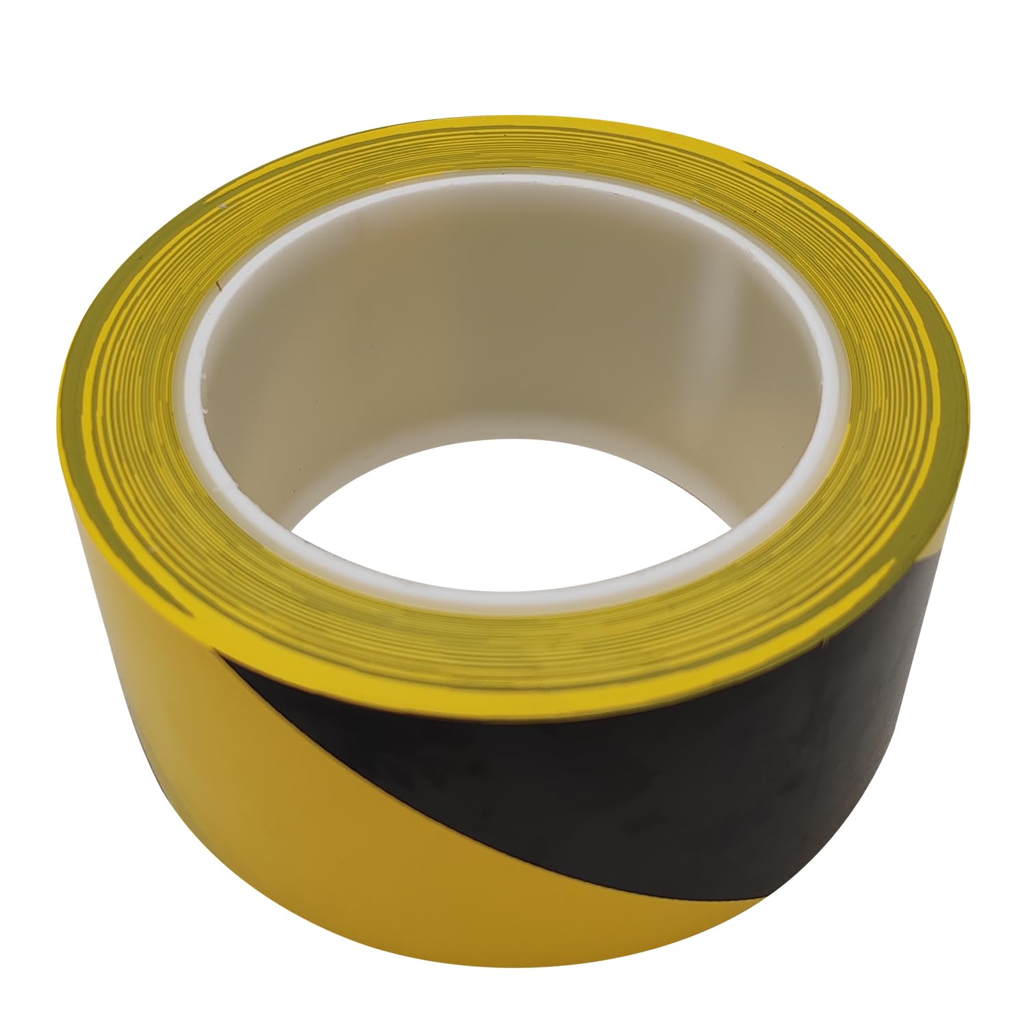 [1 Roll] Black & Yellow Hazard Warning Safety Stripe Tape 2" x 100ft