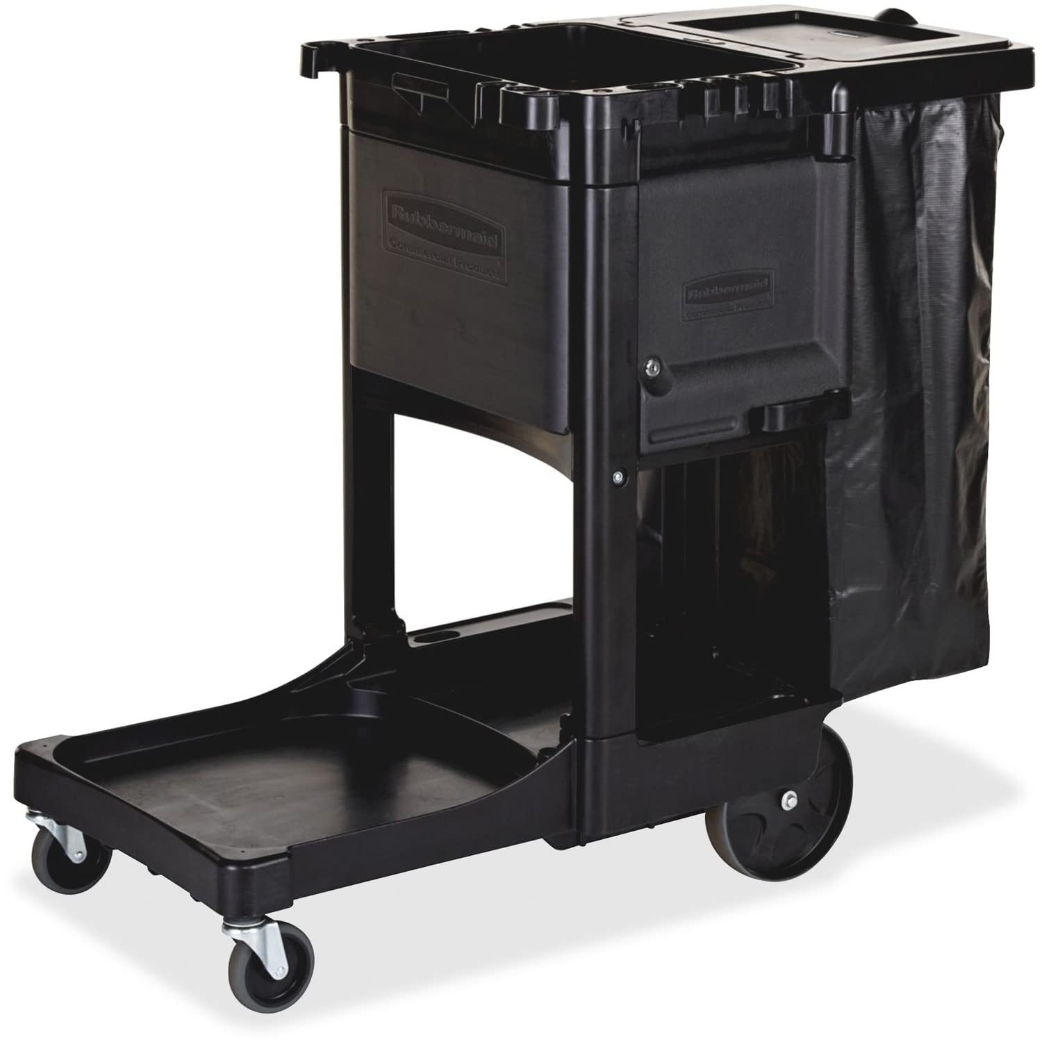 Commercial Traditional Janitorial 3-Shelf Cleaning Cart