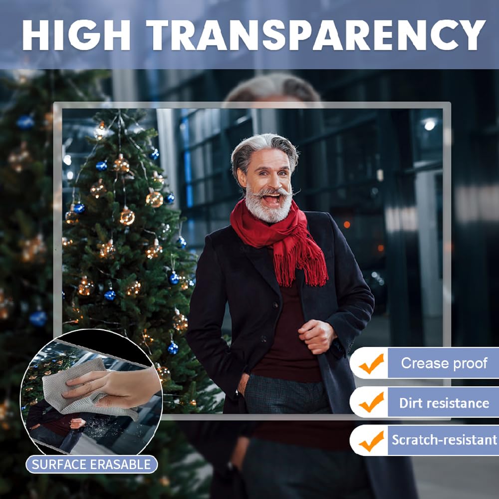 [100 Pack] Thermal Laminator Pouches Holds 8.5 x 11 Inch, 5 Mil Clear, 9 x 11.5 Inch, Letter Size