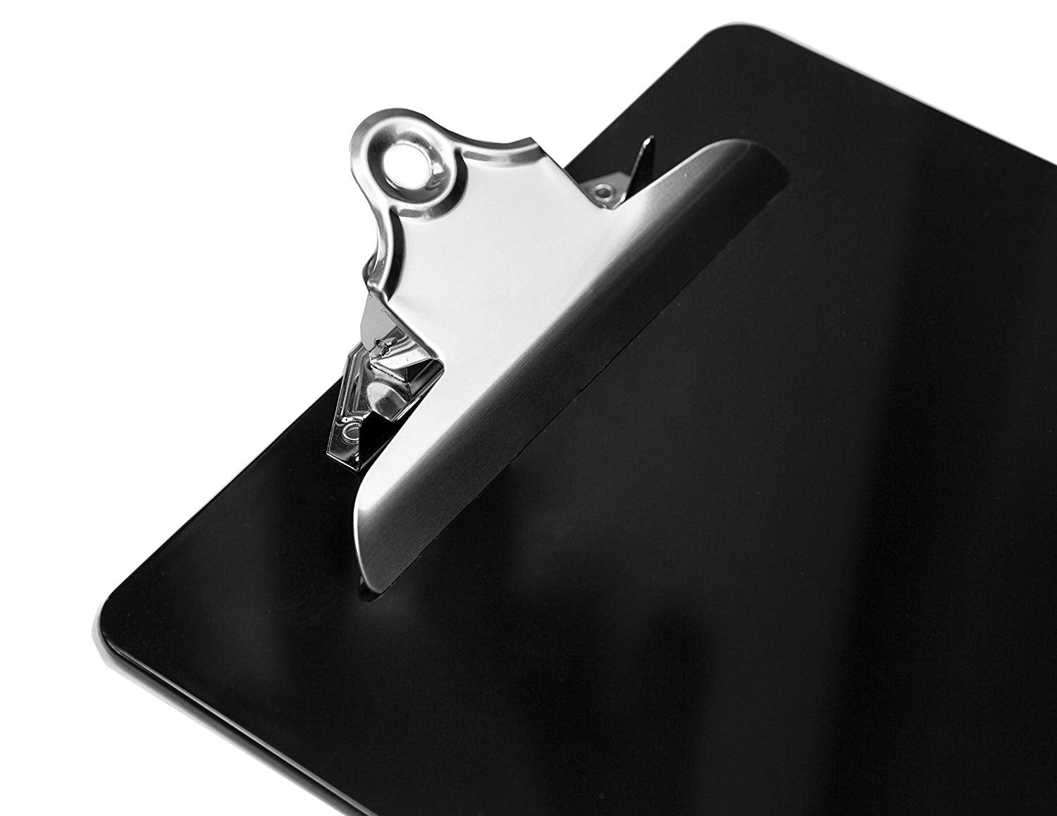 Black Plastic Clipboards (Set of 6 or 12) Multipack - 12.5x9 Inch Clipboard Holds 100 Sheets