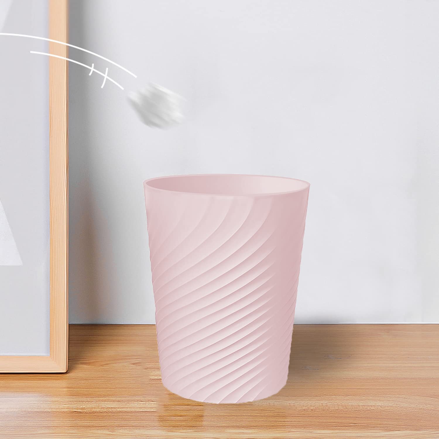 1.8 Gallon Small Trash Can Wastebasket Recycling Bin Slim Profile