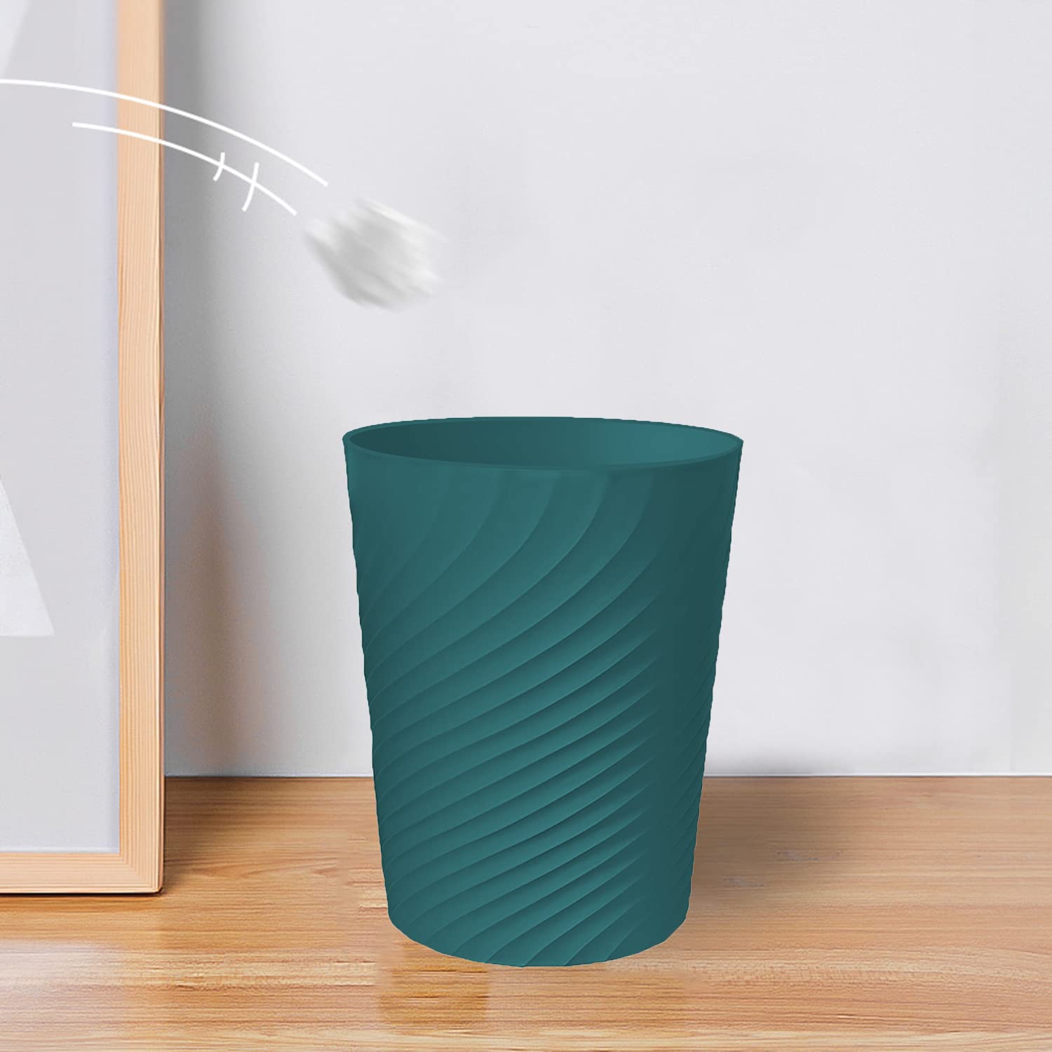 1.8 Gallon Small Trash Can Wastebasket Recycling Bin Slim Profile