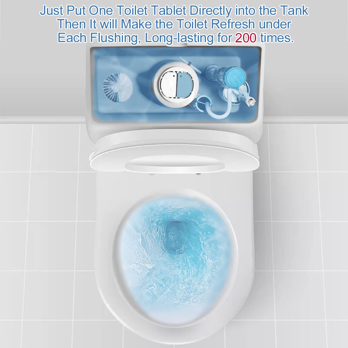 [12/26/40 PACK] KIISIISO Toilet Bowl Cleaners