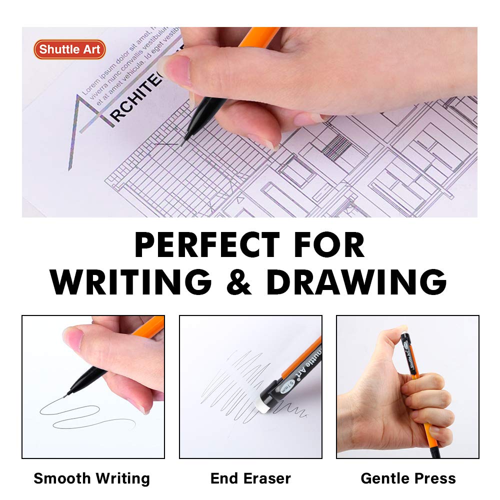 Shuttle Art Mechanical Pencils, 0.7mm Medium Point, HB #2 Lead - 84 Pack / 210 Pack Bulk