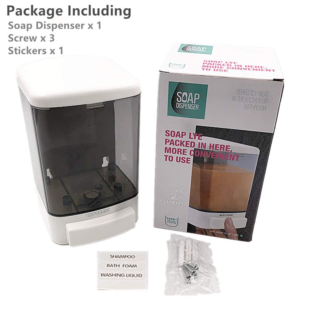 Manual Commercial Soap Dispenser, 1000ml/33oz