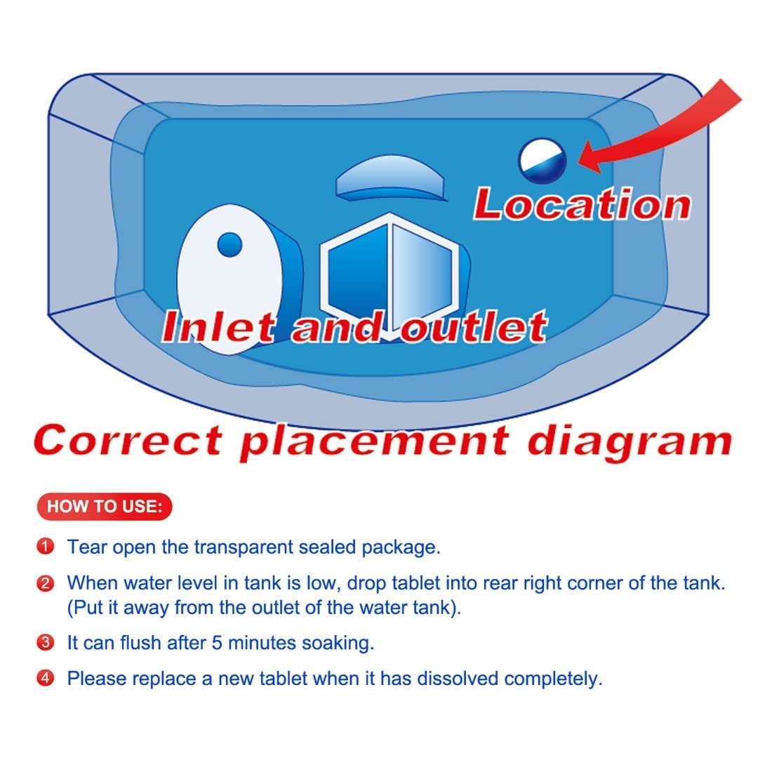 [12/26/40 PACK] KIISIISO Toilet Bowl Cleaners