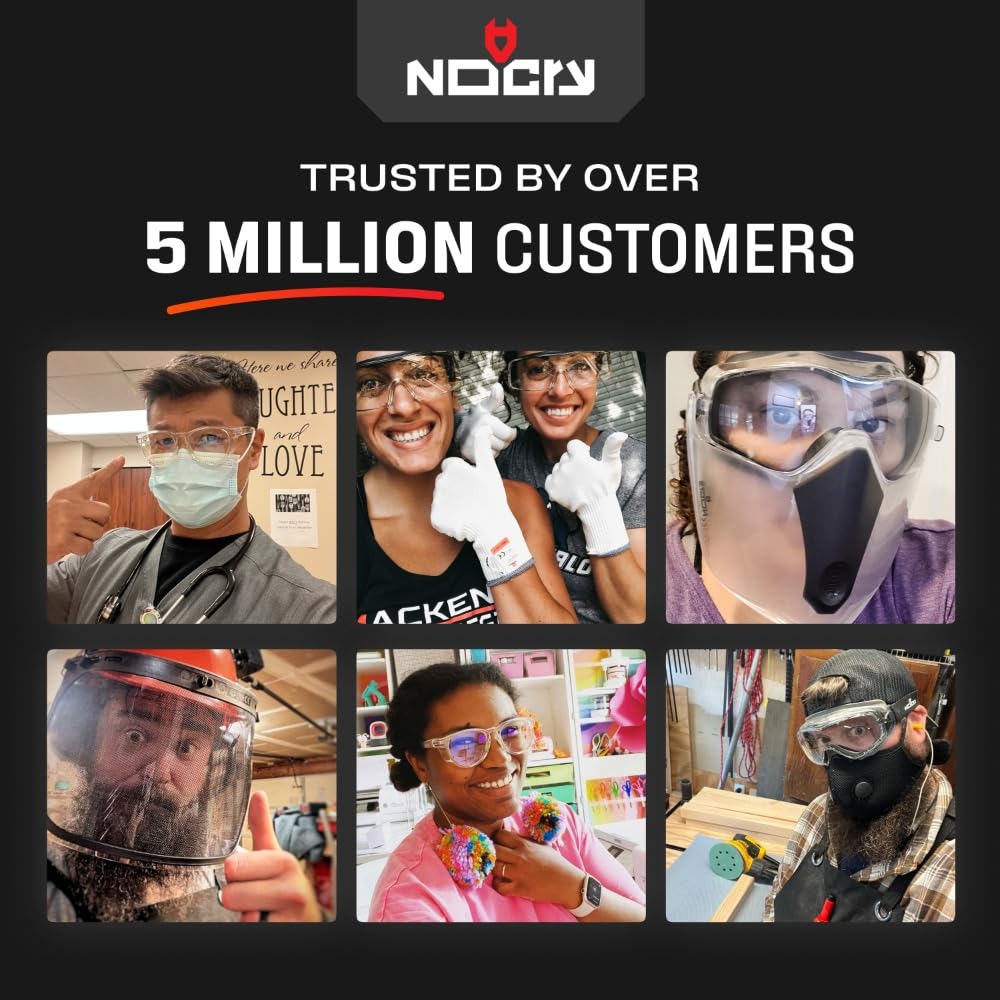 [1 PC] Safety Goggles Over Glasses with Extreme Impact Resistance