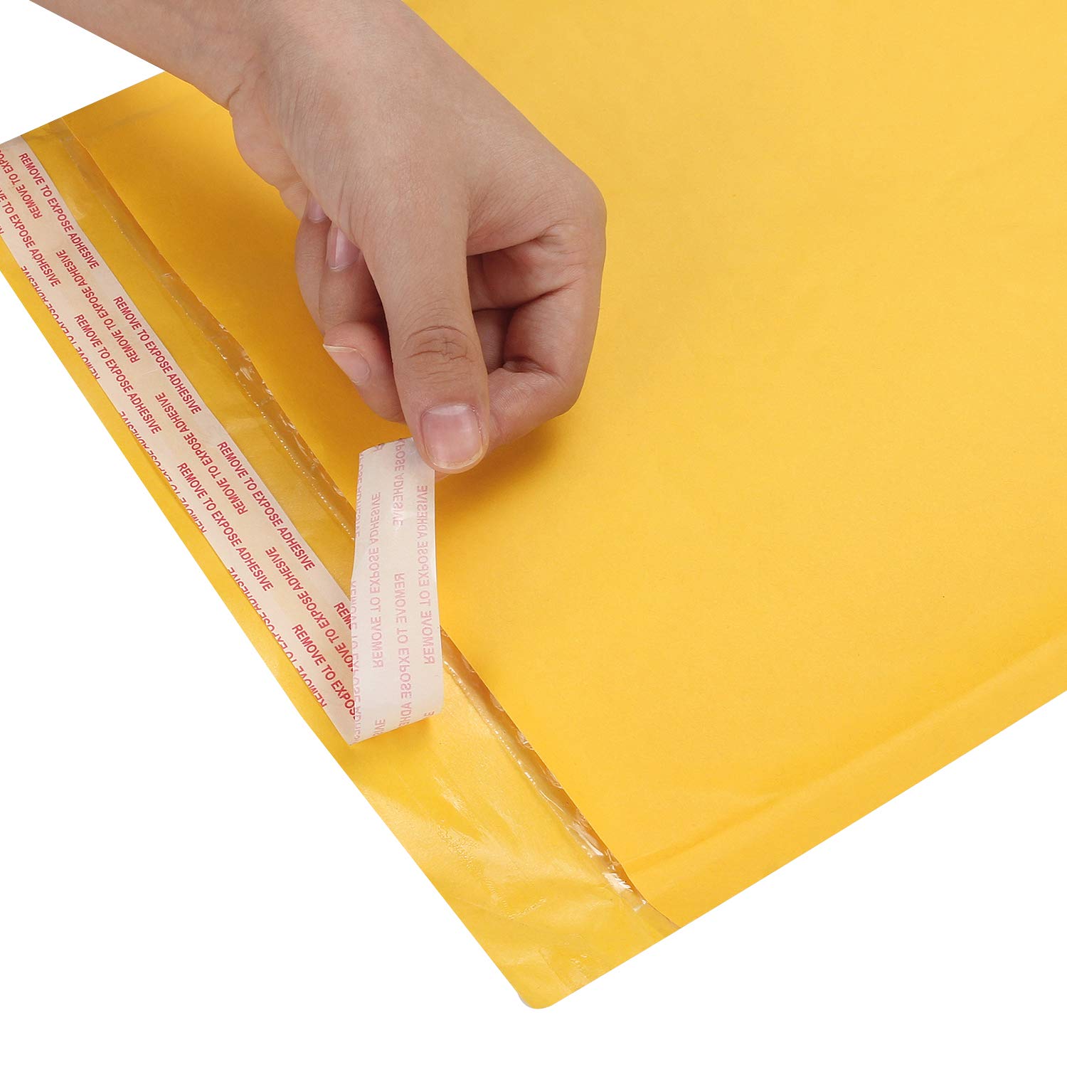 [25 Pack] 10x12.5 Inch Kraft Bubble Mailers Self Seal