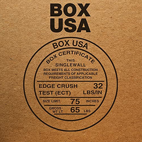 BOX USA 30x14x10 Corrugated Boxes, Large, 30L x 14W x 10H, Pack of 10