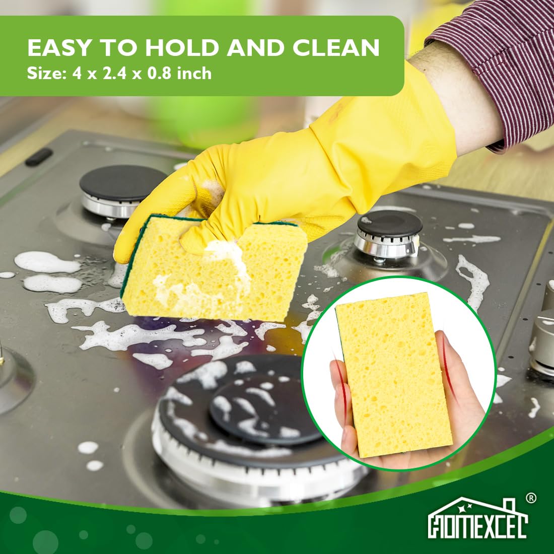 Heavy Duty Scrub Sponges Kitchen 12pcs/24pcs