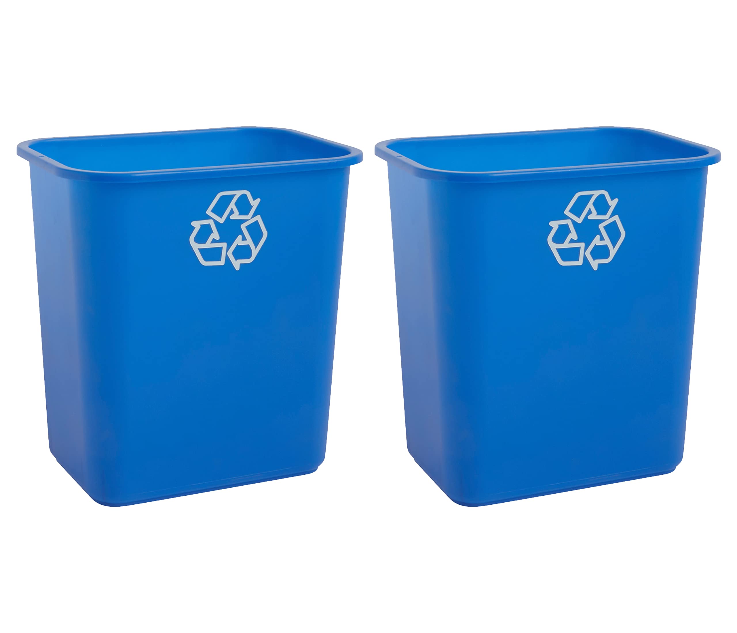 United Solutions WB0084 Recycle Wastebasket, 28 Qt - 1 / 2 / 3 / 12 Pack