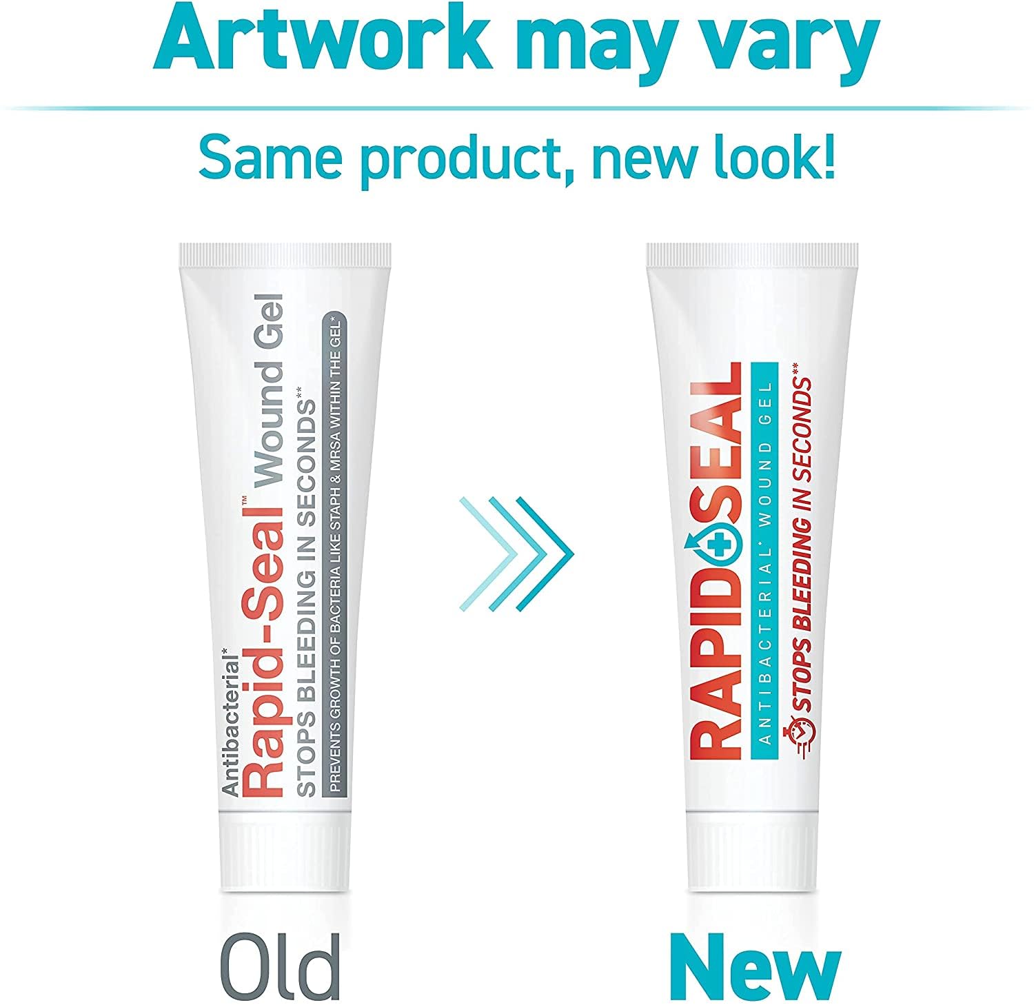 Rapid-Seal Wound Gel (1 OR 2 OR 5 Tubes) | Stops Bleeding in Seconds, Ideal for Cuts, Scrapes and Razor Nicks