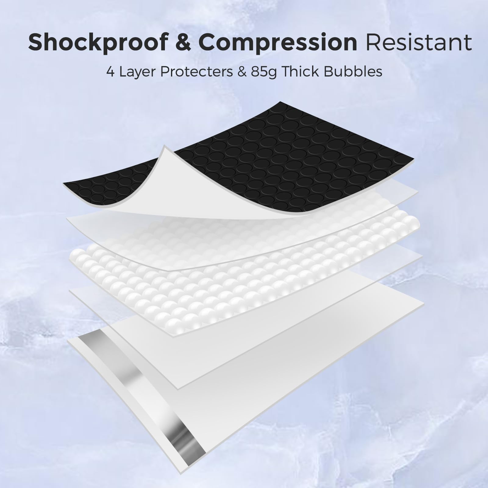 [25 Pack] Metronic Bubble Mailer 10x13" / 12x15"