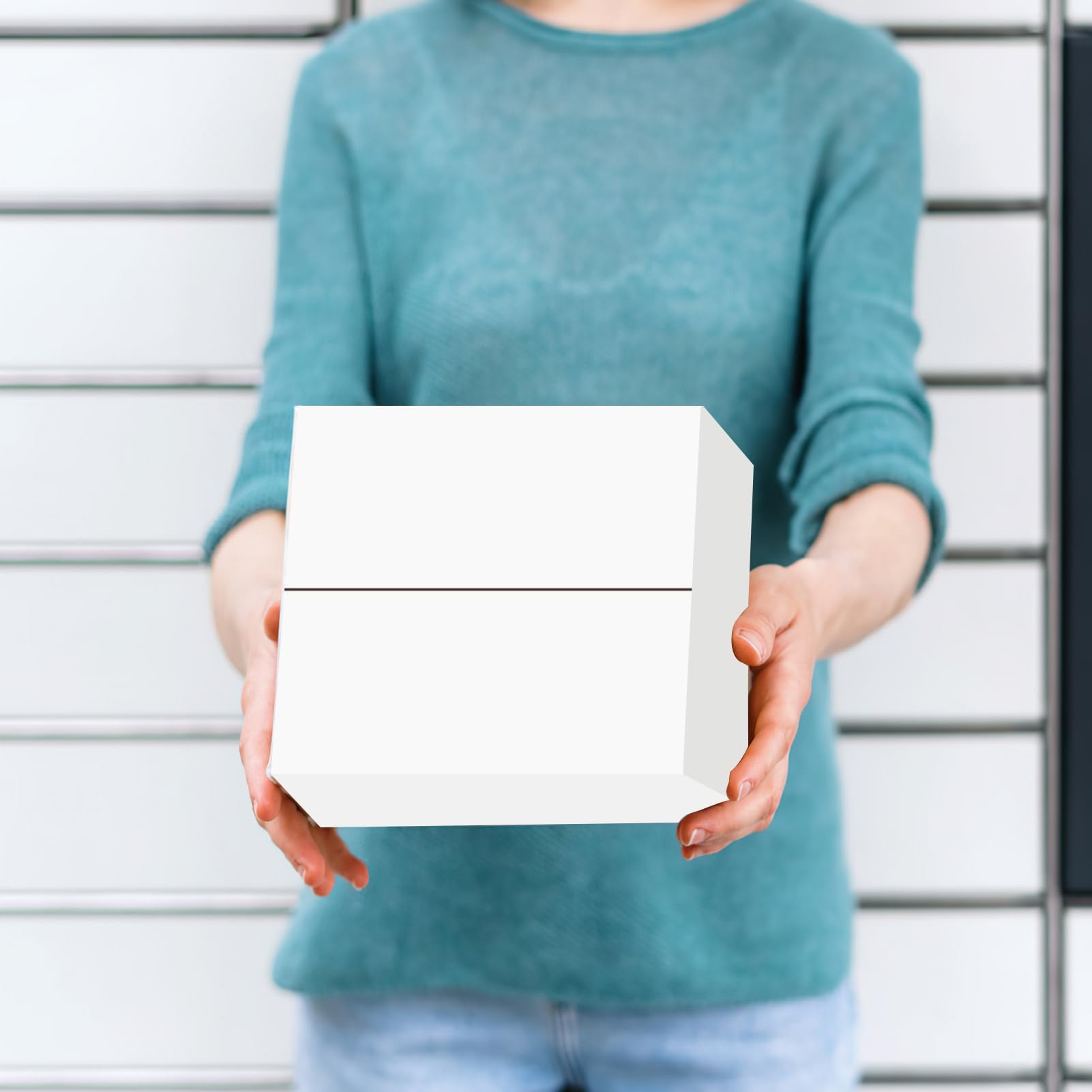 White Corrugated Cardboard Box (Set of 25)