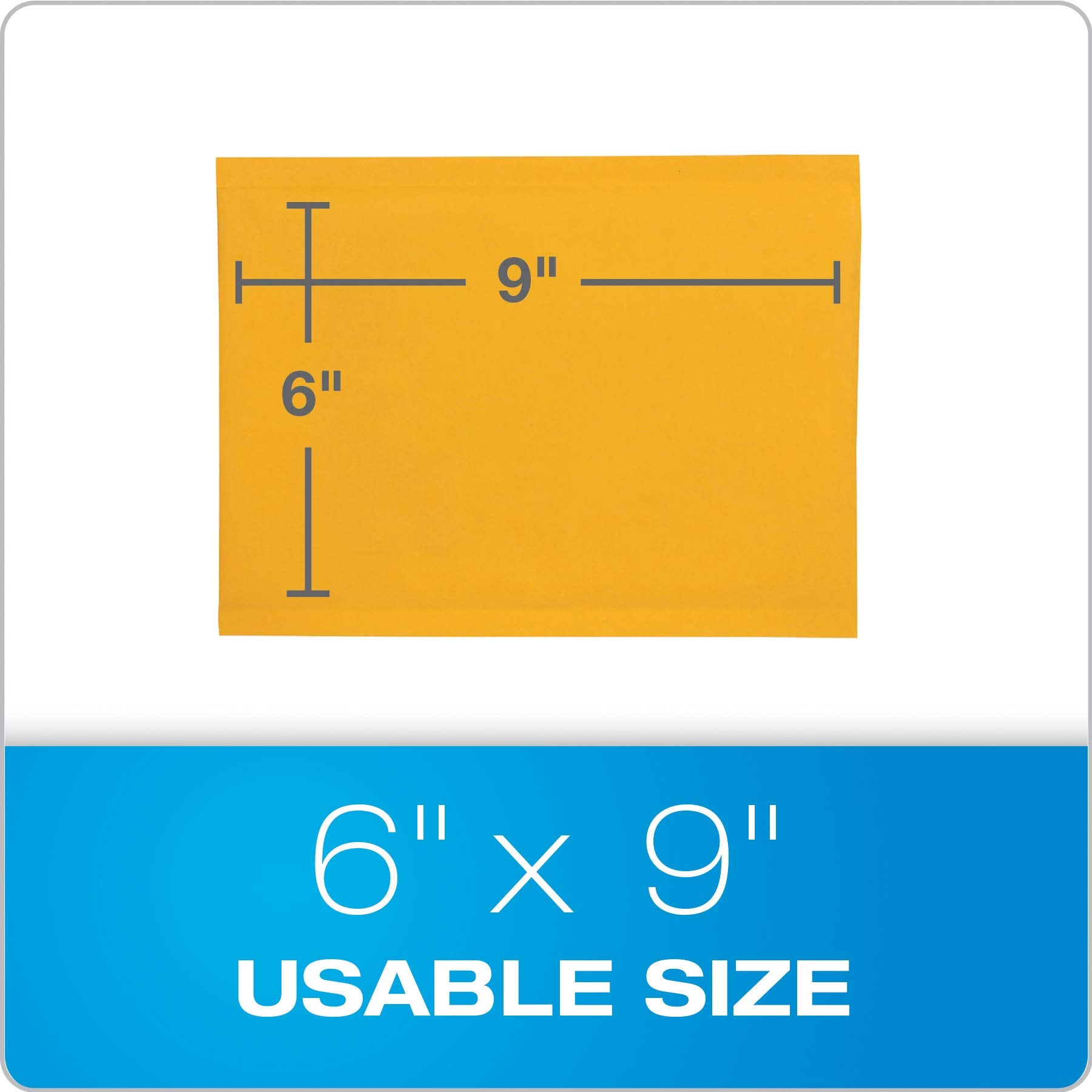 [50 Pack] Quality Park Bubble Mailers, 6 x 9 Shipping Envelopes (QUA85755)