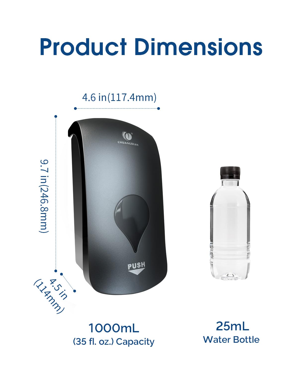 Manual Foam Soap Dispenser, 35oz (1000mL)