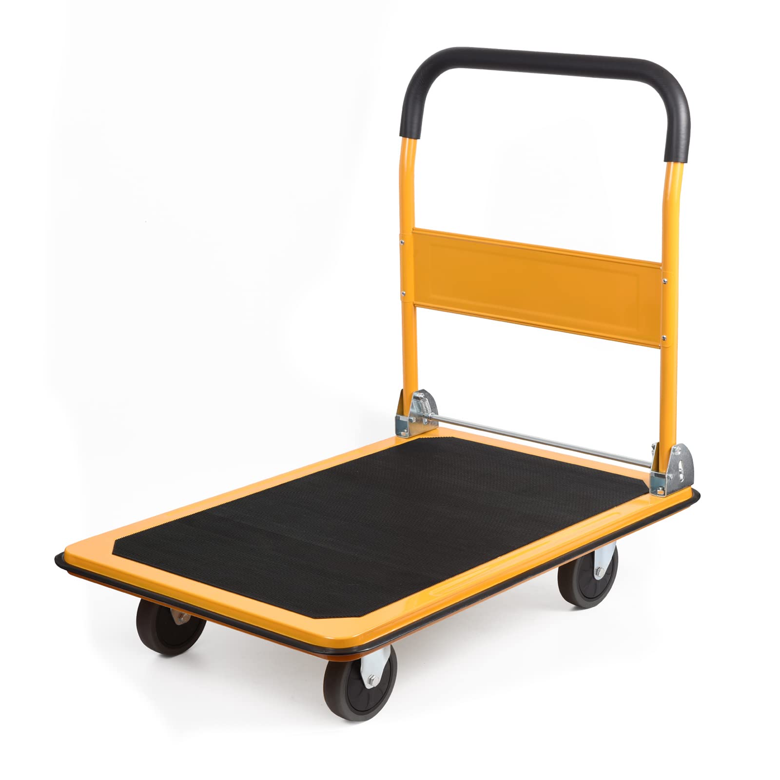 LEADALLWAY Foldable Push Cart Platform Cart
