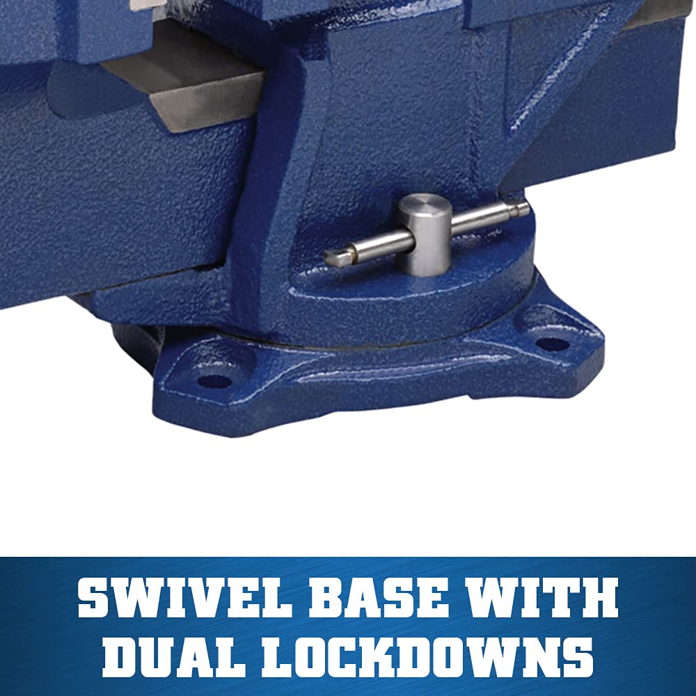 Wilton General Purpose Bench Vise, 4" Jaw Width, 3" Max Jaw Opening, 2 1/4" Throat (11104)