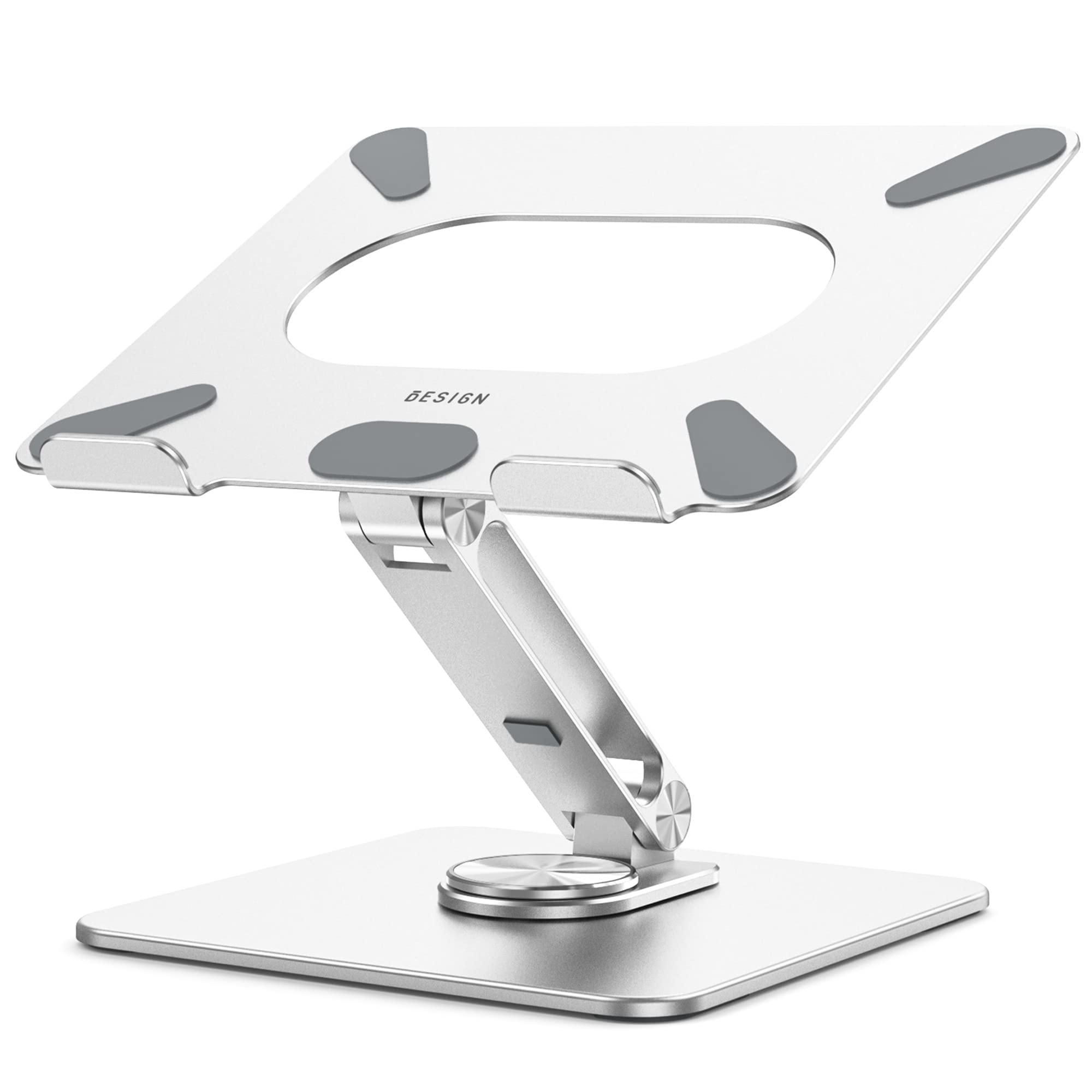 [1 PC] Ergonomic Adjustable Laptop Stand with 360° Rotating Base