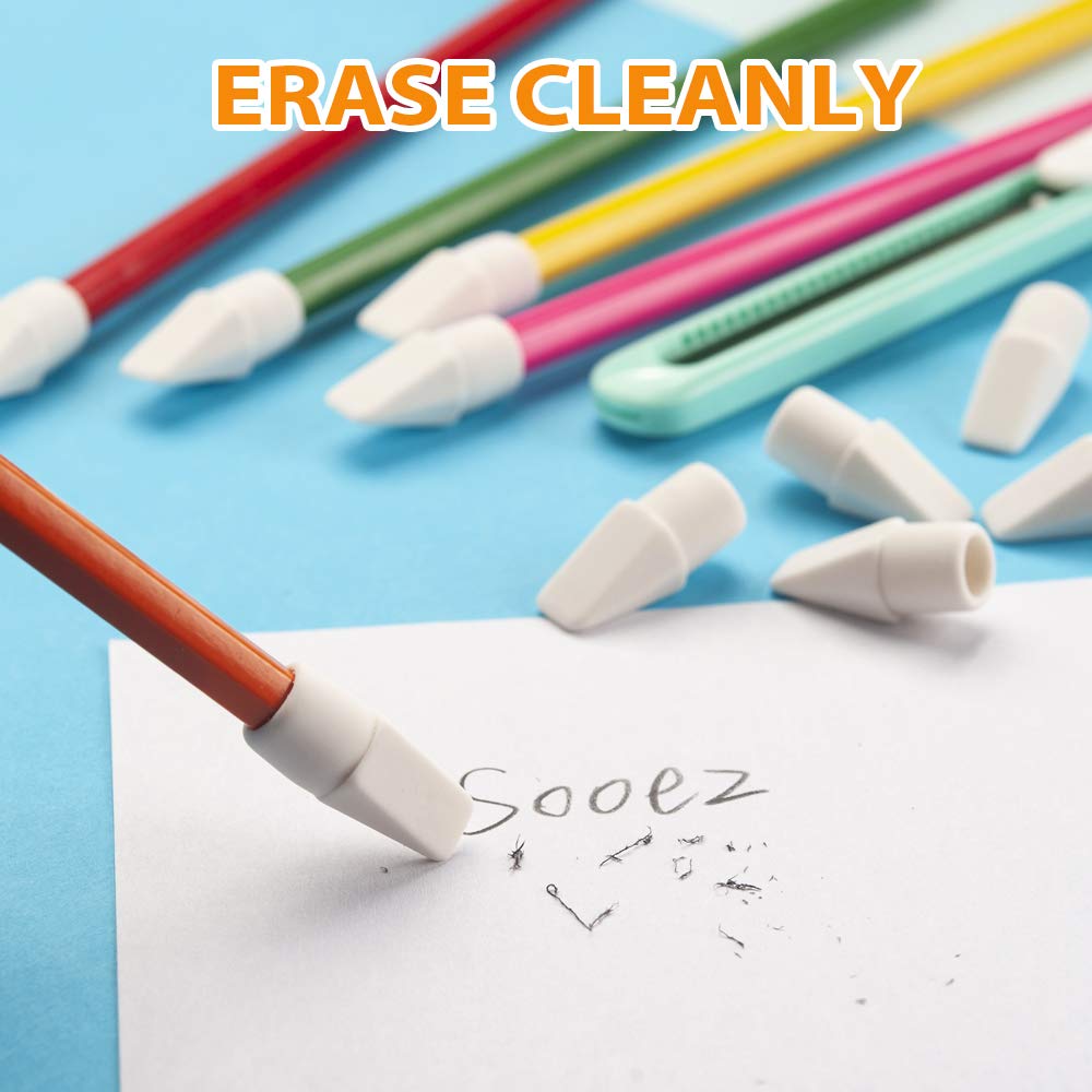 120 Pack Pencil Erasers, Pencil Top Erasers, 7 Colors