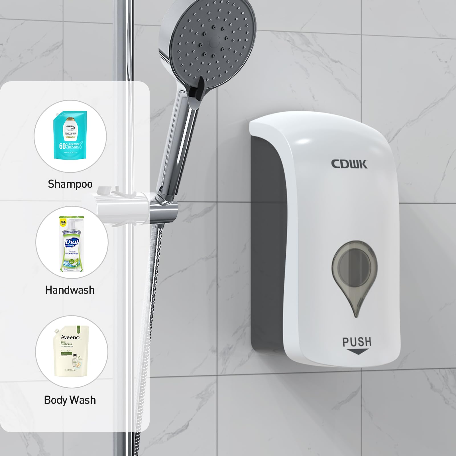 Manual Foam Soap Dispenser, 35oz (1000mL)