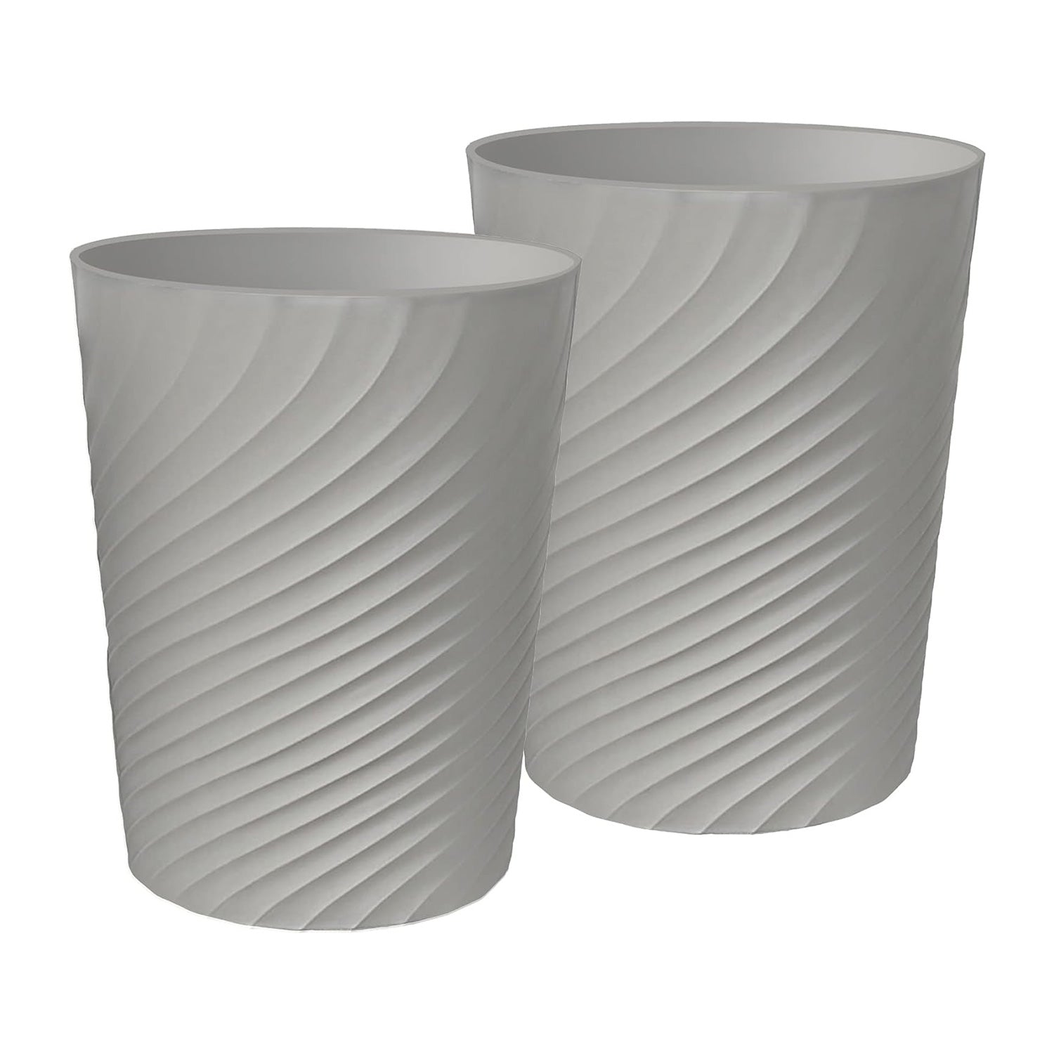 1.8 Gallon Small Trash Can Wastebasket Recycling Bin Slim Profile