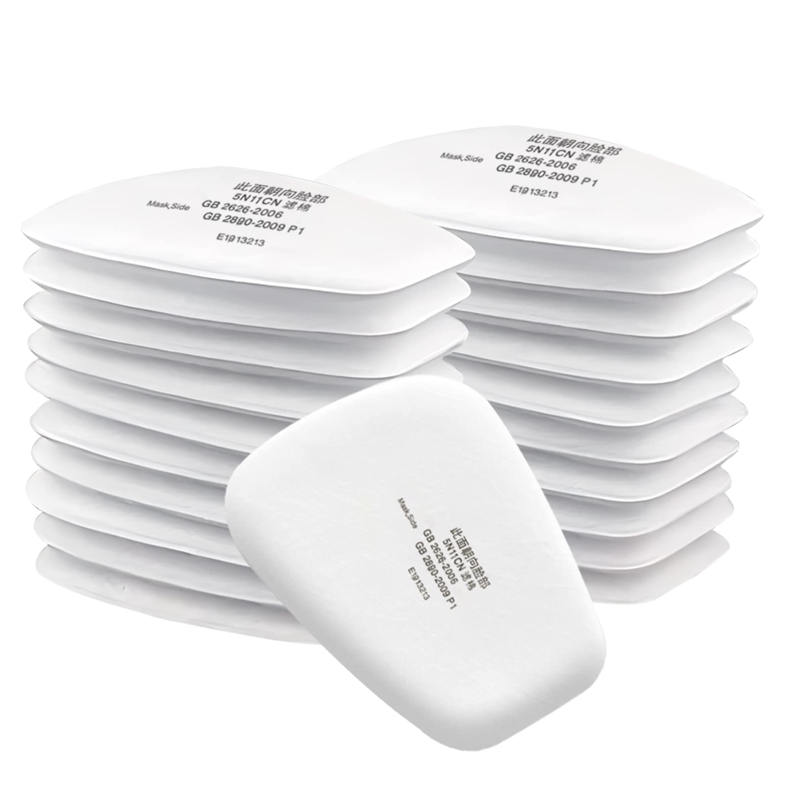 [20 / 30 / 50 PCS] 5N11 Respirator Filter Cotton for 6200, 6502, 7502, 6800, and FF402 Series