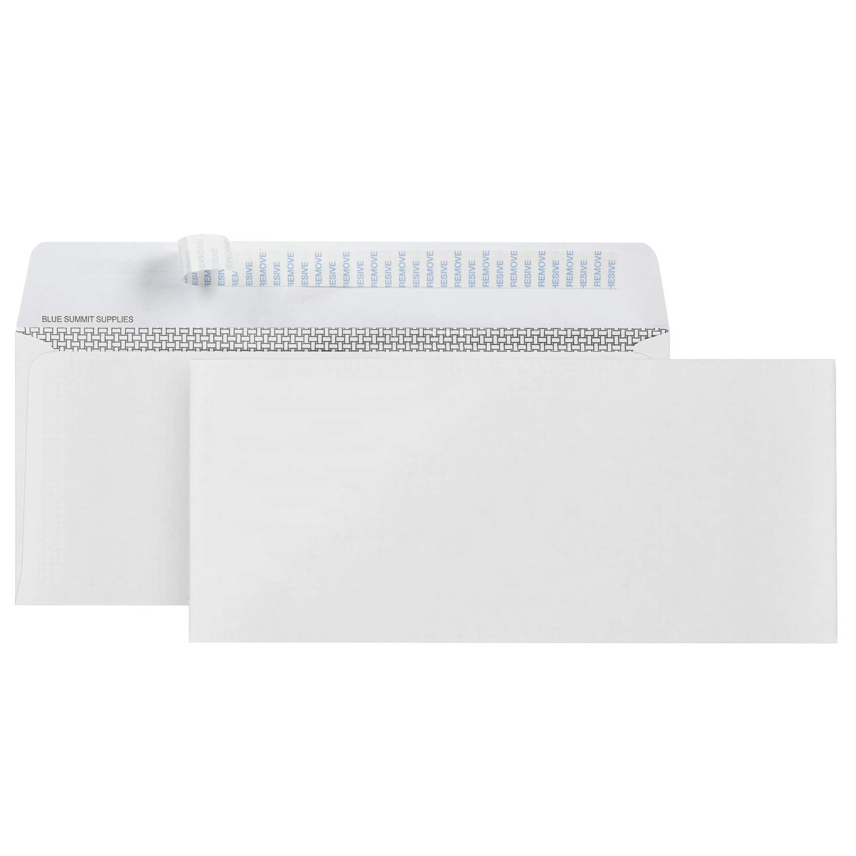 [500 Pack] #10 Windowless Security Envelopes Self Sea - 4-1/8 Inch x 9 ½ Inch - Envelopes Letter Size for Mailing