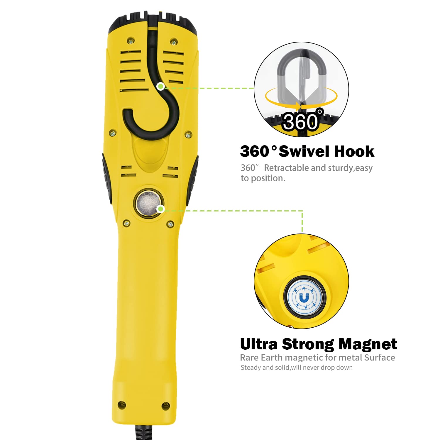 EP 25 Ft LED Work Light, 1200 Lumen COB LED Trouble Light