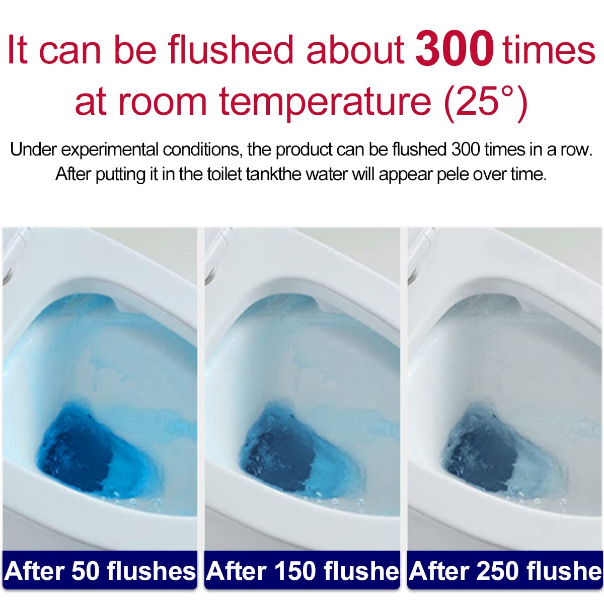 [18/ 30/ 54 Pack] Commercial & Household Toilet Bowl Cleaners