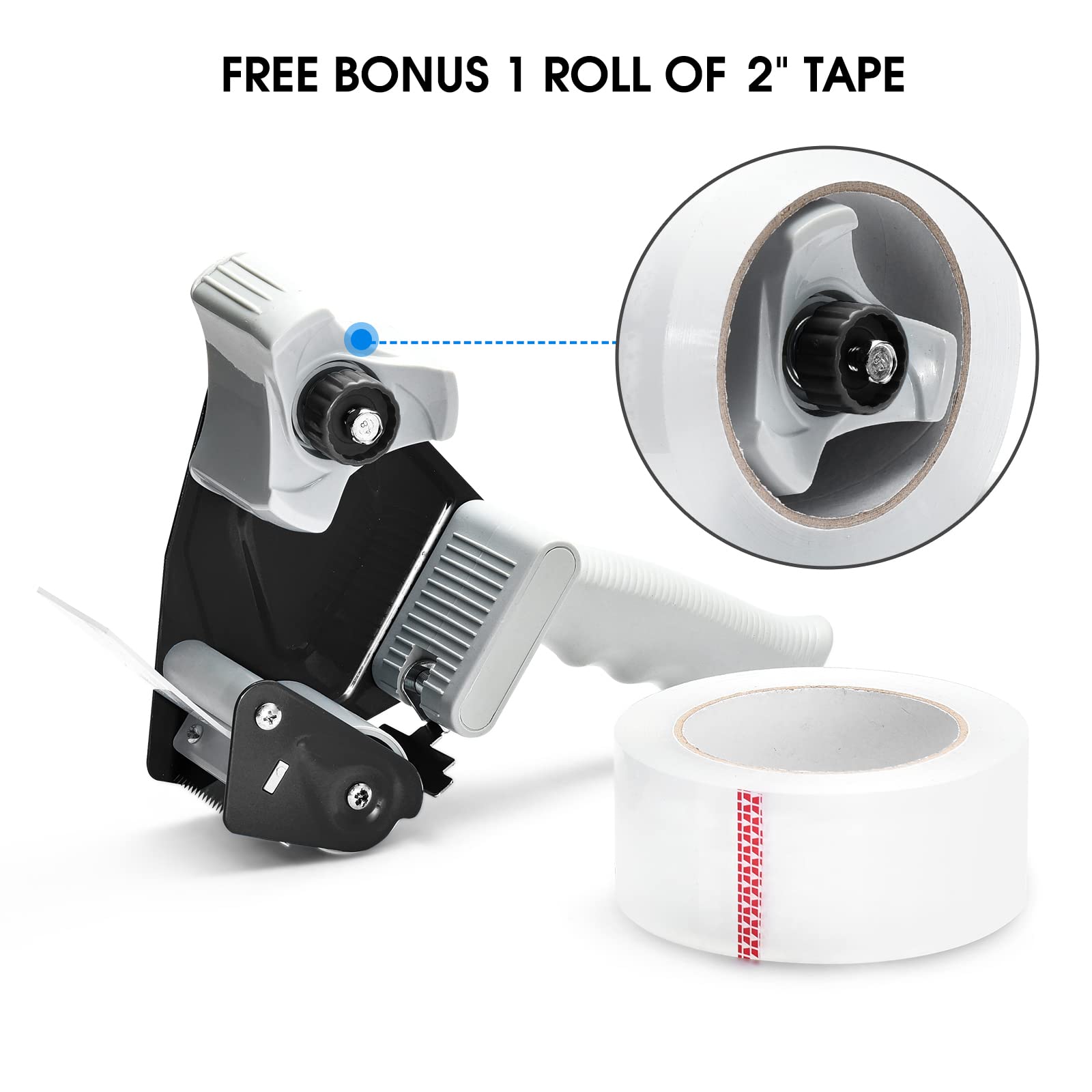 Packing Tape Dispenser Gun, Pacific Mailer 2 Inch