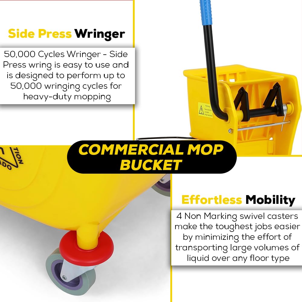 Simpli-Magic 79191 Janitorial Cart, Commercial