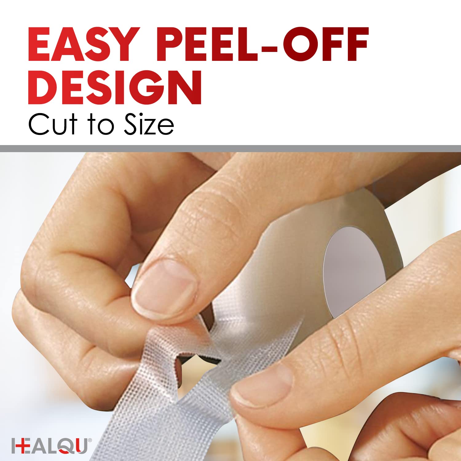 Transparent Medical Tape - Box of 12 Rolls, 1" x 10yd Surgical Tape