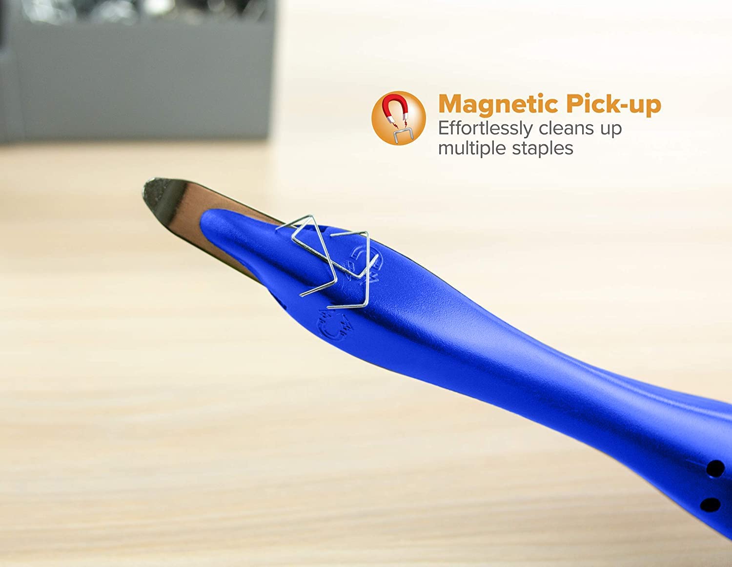 Bostitch Office Professional Magnetic Easy Staple Remover Tool, 3 Pack, Blue