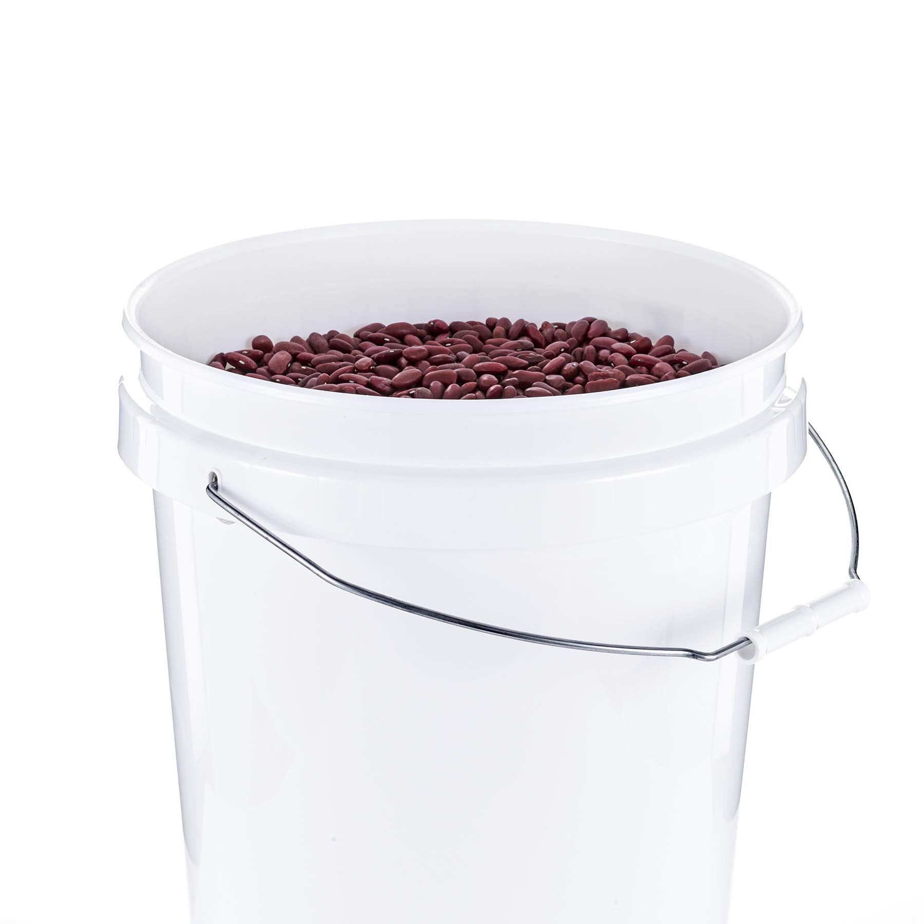 [3 Pack] 5 Gallon Bucket, Heavy Duty Plastic Bucket