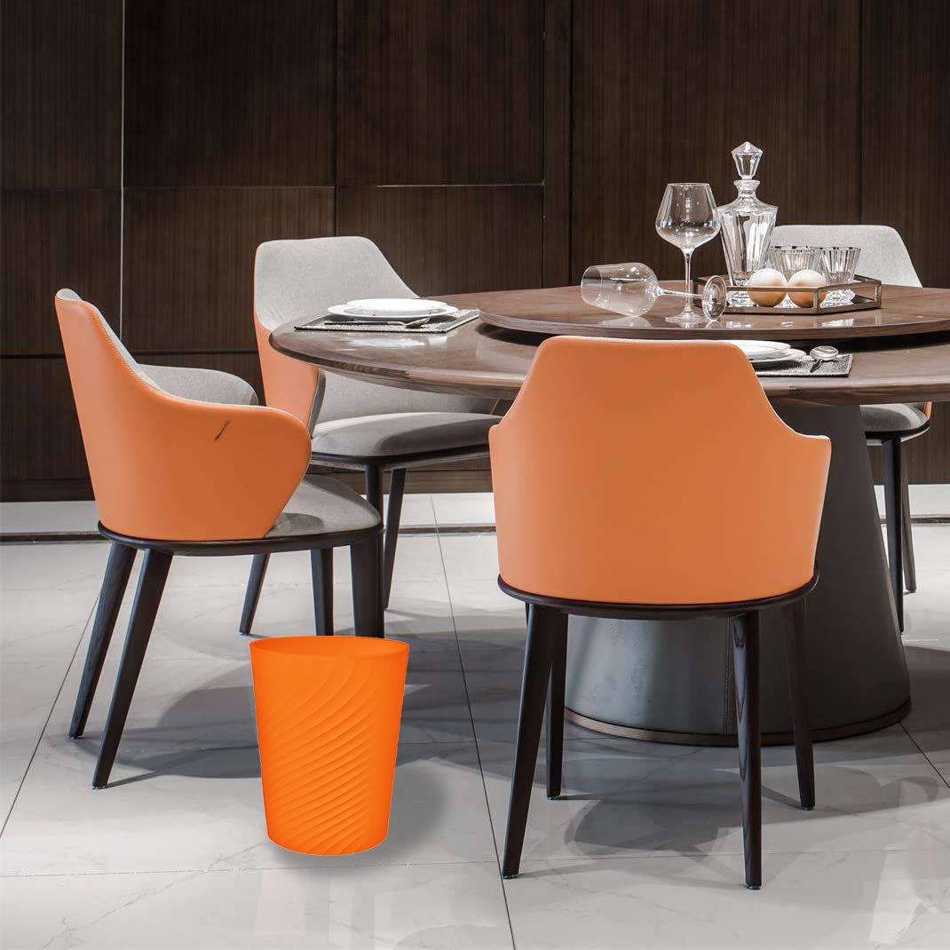 1.8 Gallon Small Trash Can Wastebasket Recycling Bin Slim Profile