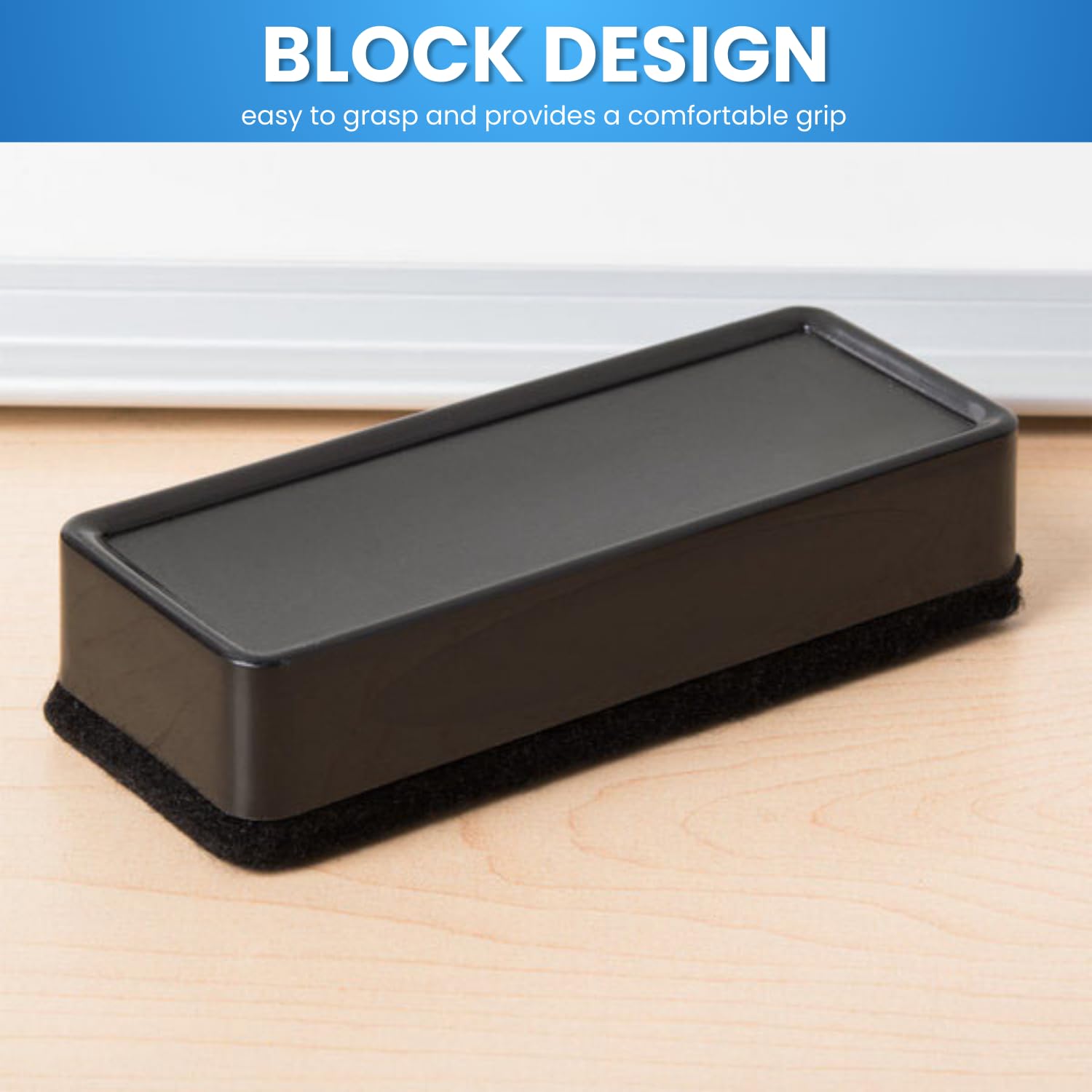 [2 Packs] Dry Erase Eraser, Whiteboard Eraser, Chalkboard Eraser