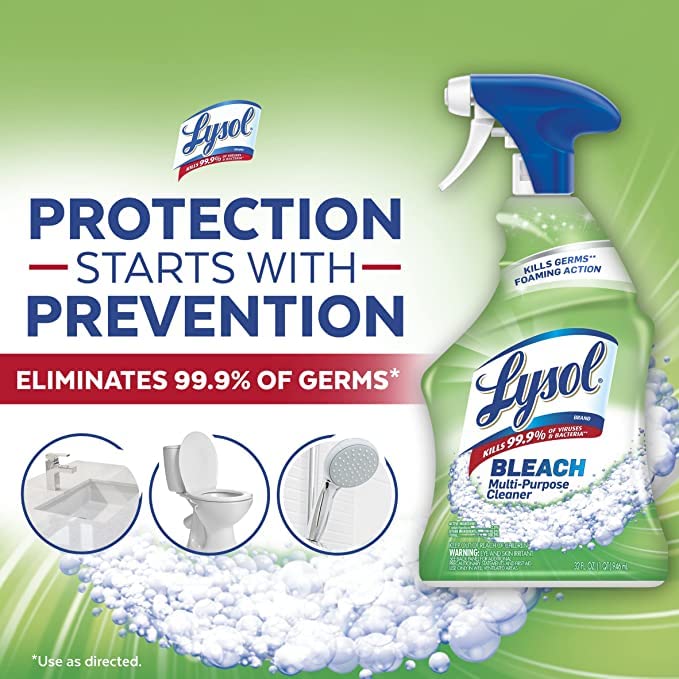 Lysol All-Purpose Cleaner, Sanitizing and Disinfecting Spray, To Clean and Deodorize