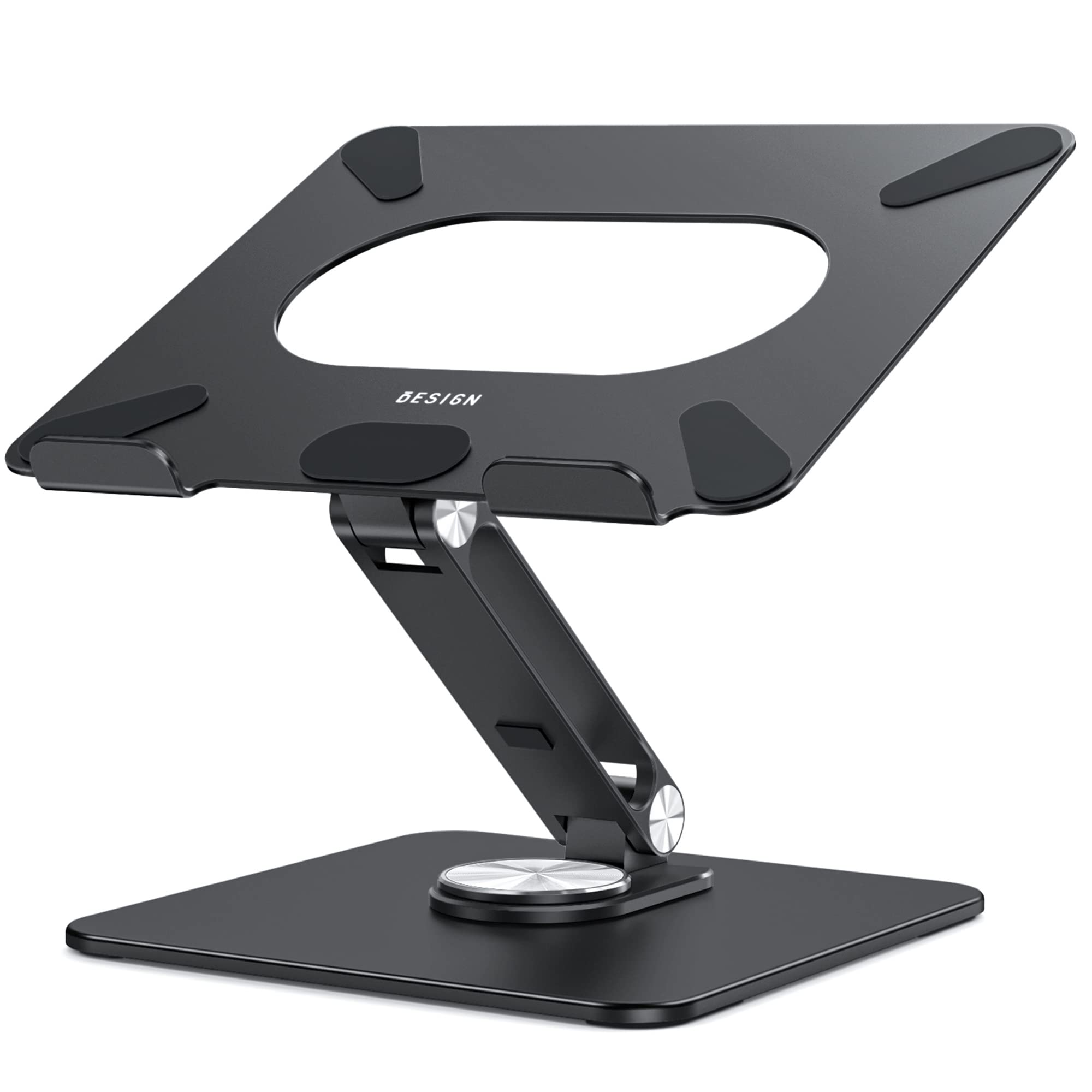 [1 PC] Ergonomic Adjustable Laptop Stand with 360° Rotating Base