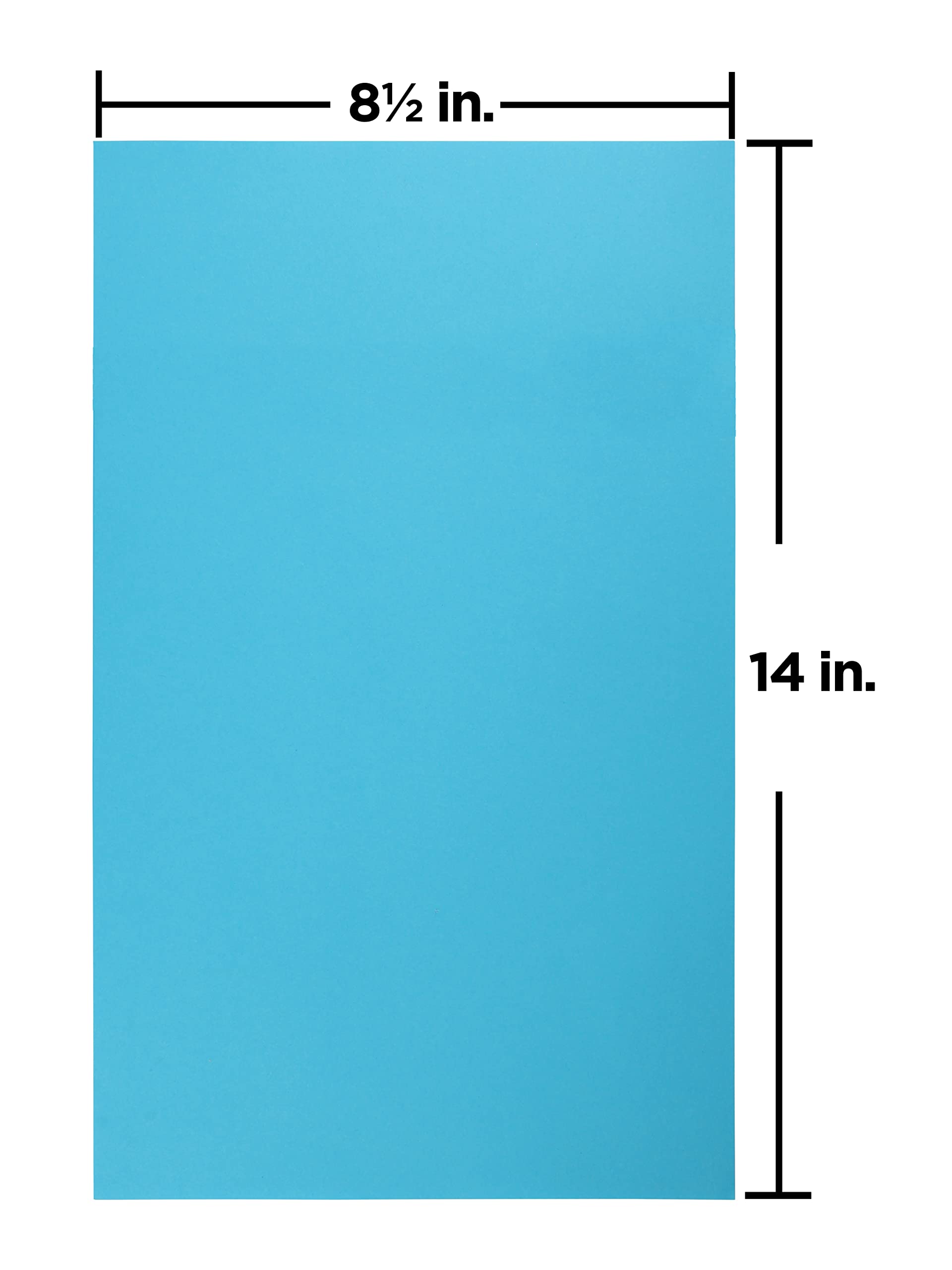 JAM PAPER Legal Colored 24lb Paper - 8.5 x 14 - Recycled - 100 Sheets/Pack