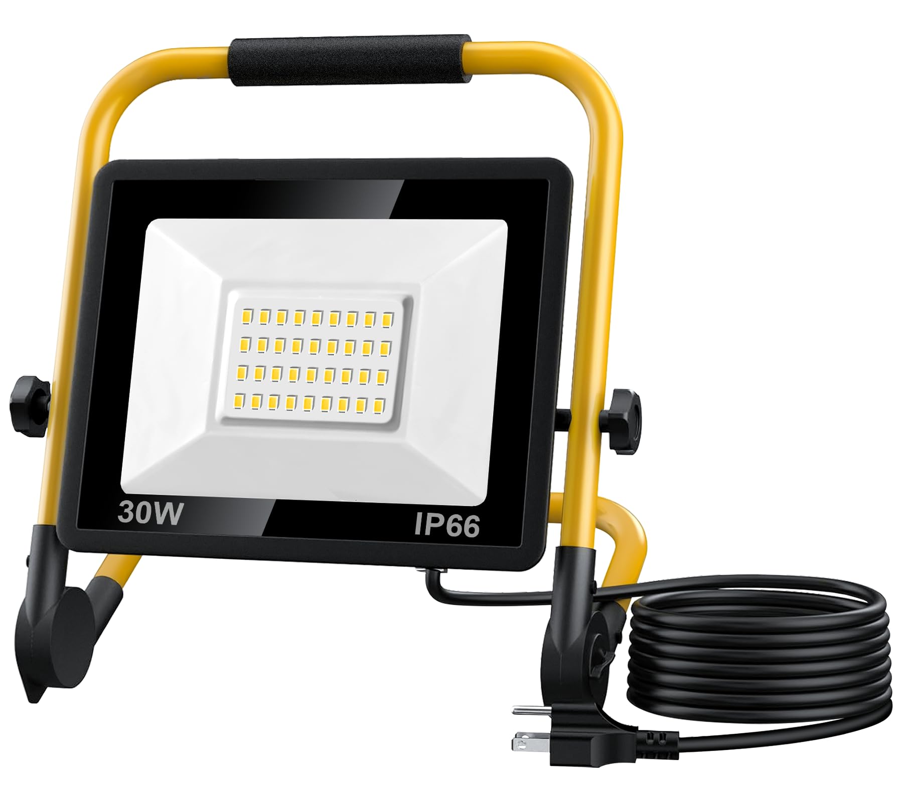 Work Lights - IP66 Waterproof Outdoor Flood Lights - Adjustable Working Lights for Job Site