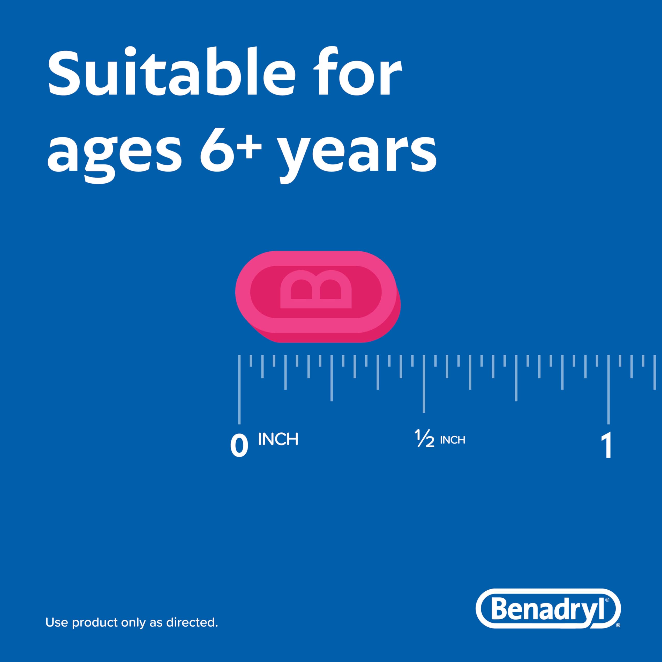 Benadryl Ultratabs Go Packs, Antihistamine Allergy Medicine Tablets