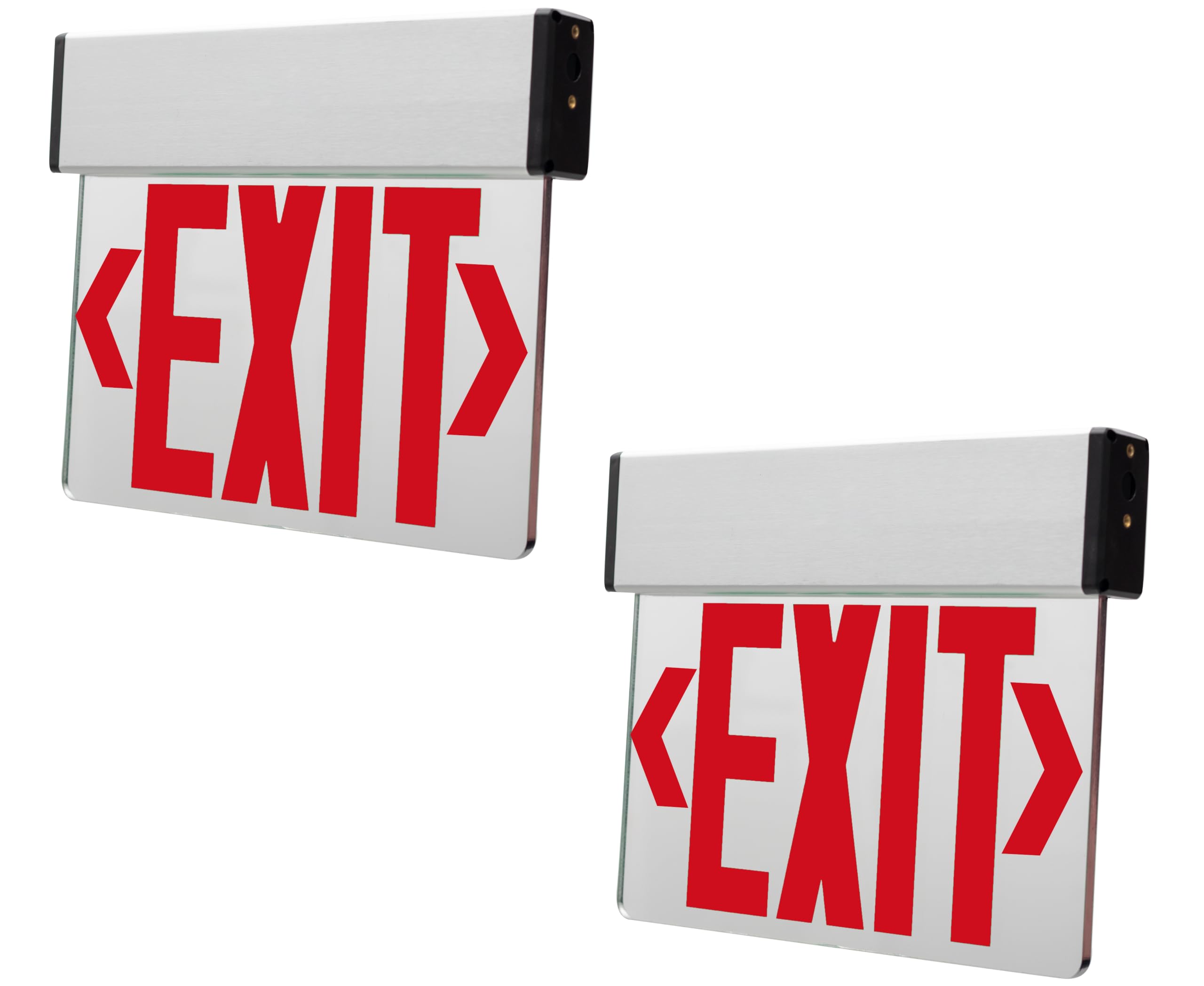 Led Exit Sign, Emergency Light up Exit Sign - 1, 2 Pack