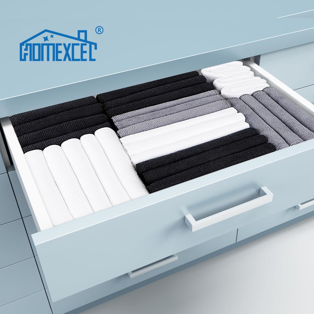 Microfiber Cleaning Cloth, 11.5X11.5 inch, 8/12/35/50/100 Pack