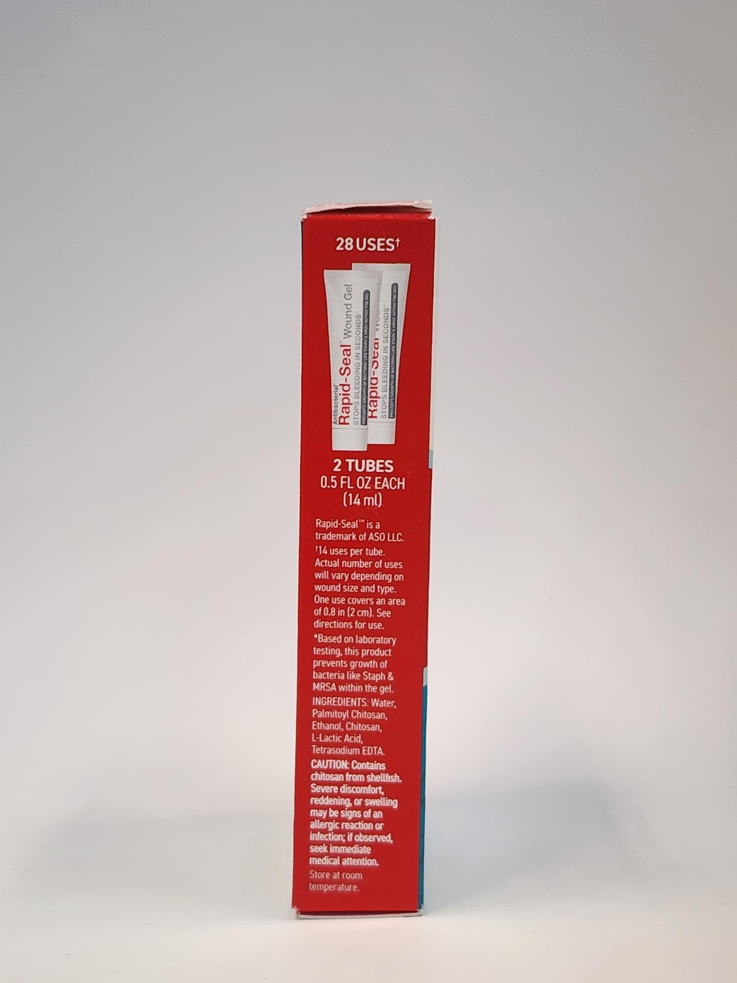 Rapid-Seal Wound Gel (1 OR 2 OR 5 Tubes) | Stops Bleeding in Seconds, Ideal for Cuts, Scrapes and Razor Nicks