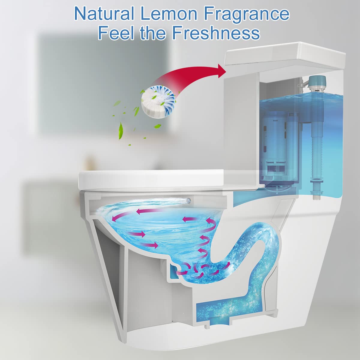 [12/26/40 PACK] KIISIISO Toilet Bowl Cleaners